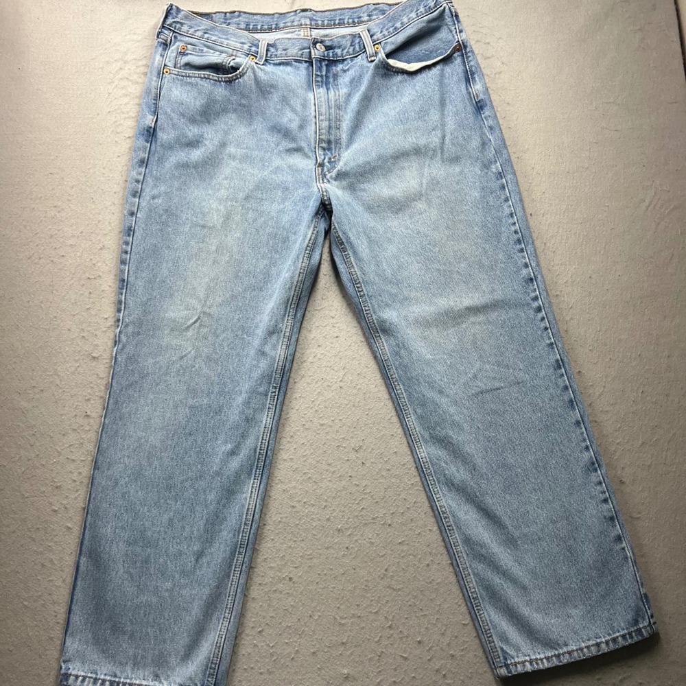 Levis 550 Relaxed Fit Jeans Mens‎ 40x30 Light Wash Blue Denim Tapered Leg 2013